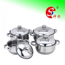 Stainless Steel Cookware Set with S/S Lid