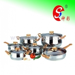 12PCS Capsuled Bottom Cookware Set