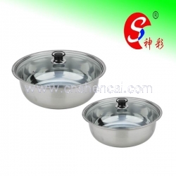 Mixing Pot with Glass Lid