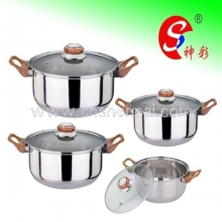 8PCS Casserole Set (Bakelite Handle)